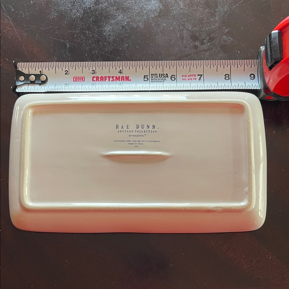 Rae Dunn Rectangle Serving Tray with 'LOVE' Text - Picture 3 of 3